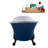 55.1'' x 26.8'' Soaking Acrylic Bathtub-76640552-90764604