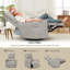 Fauteuil inclinable à bascule pivotant H 32 po Hjalti-1570372209