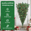 vidaXL Upside-down Artificial Pre-lit Christmas Tree with Ball Set-767689881