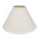 Deep Cone Hardback No Slub Lampshade with Washer Fitter, Natural Fabric Lampshade