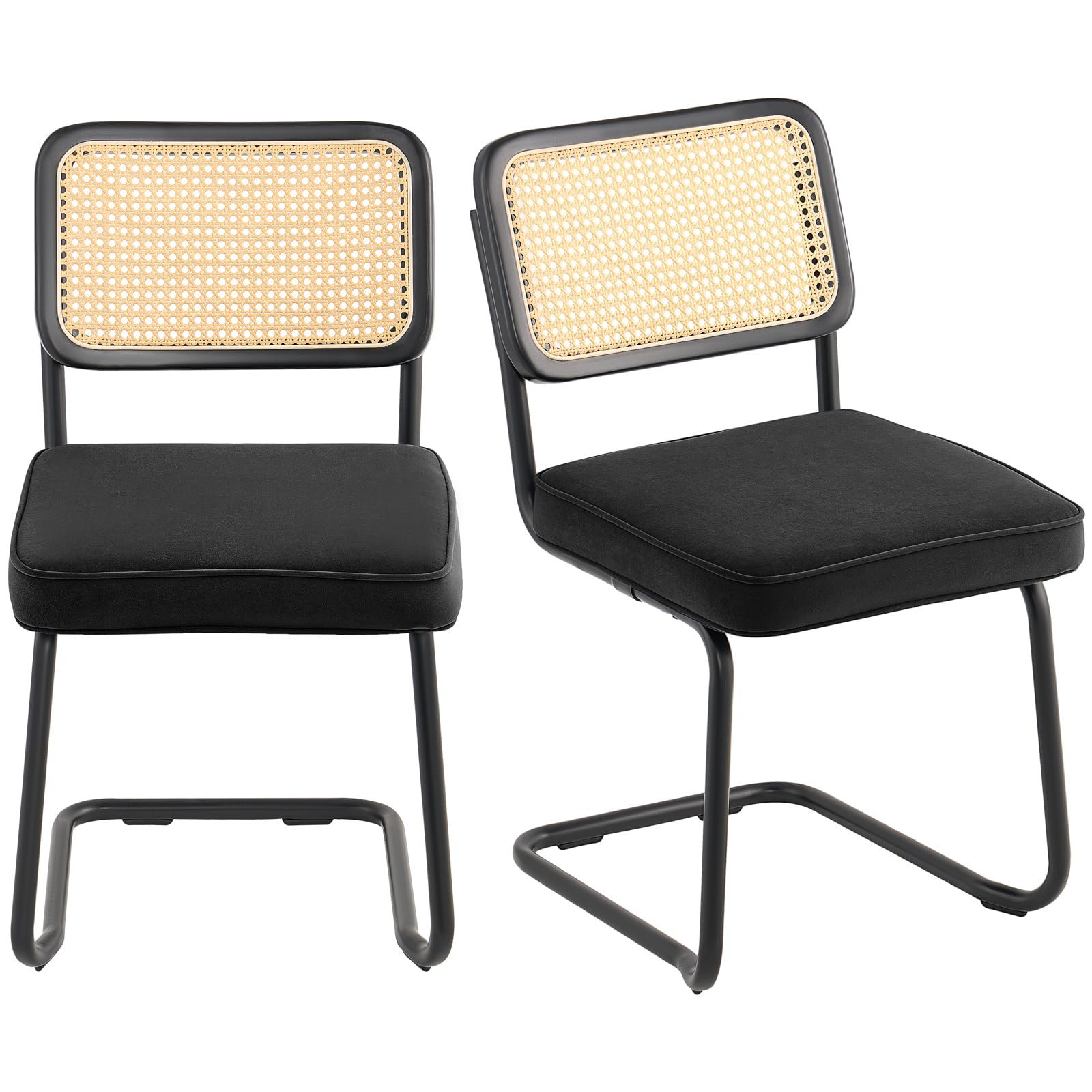 Bayou Breeze Set Of 2 Mid Century Modern Dining Chair Upholstered ...