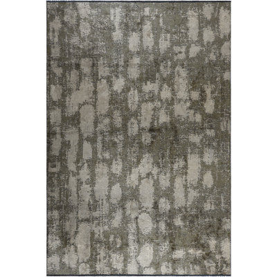 Tapis brun en coton Thrill