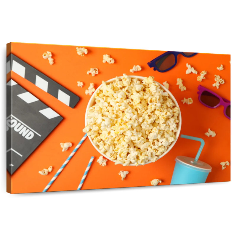 Yarlin Theater Popcorn, 24" H x 36" W