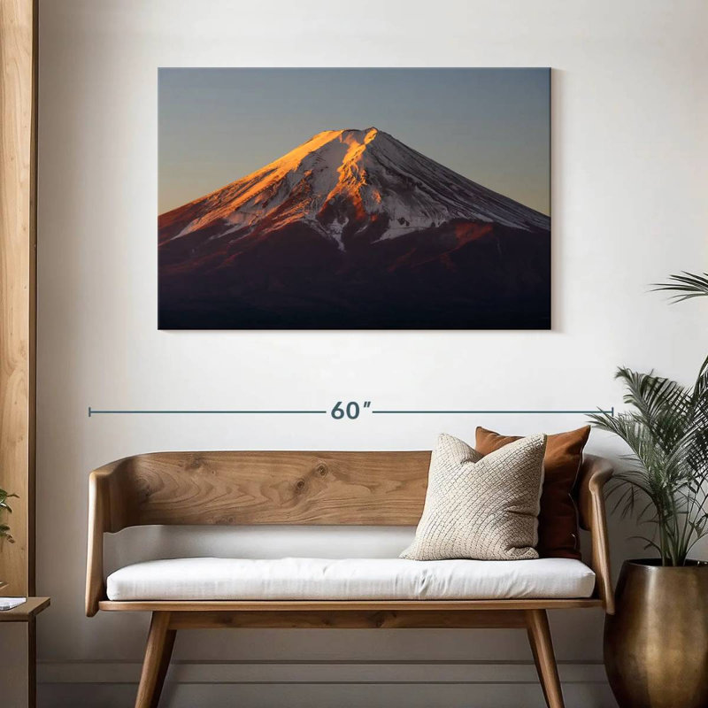 Alvord Mt Fuji Sunrise, H 30 po x l 45 po