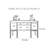 Retro Multifunctional Art Console Table