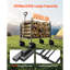 Foldable Wagon Cart Converts to Bench 550lb Load & 220L Utility Wagon for Camp