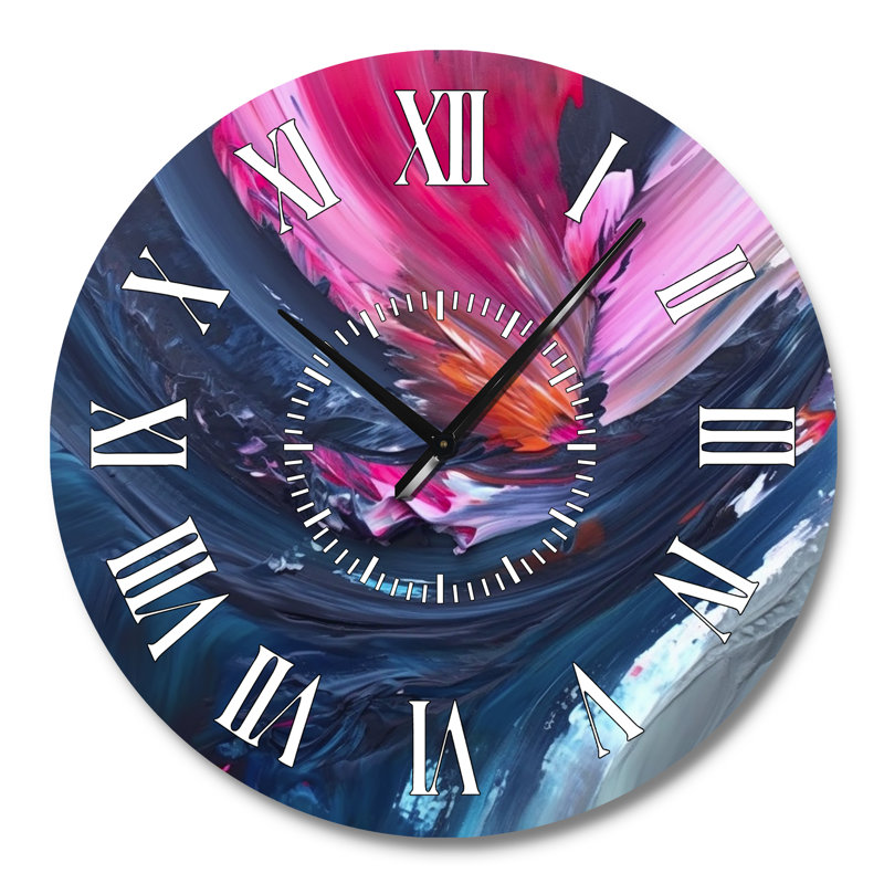 Horloge murale abstraite, Grand