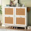 Armoire à chaussures Highworth Rattan Boho-1048814947