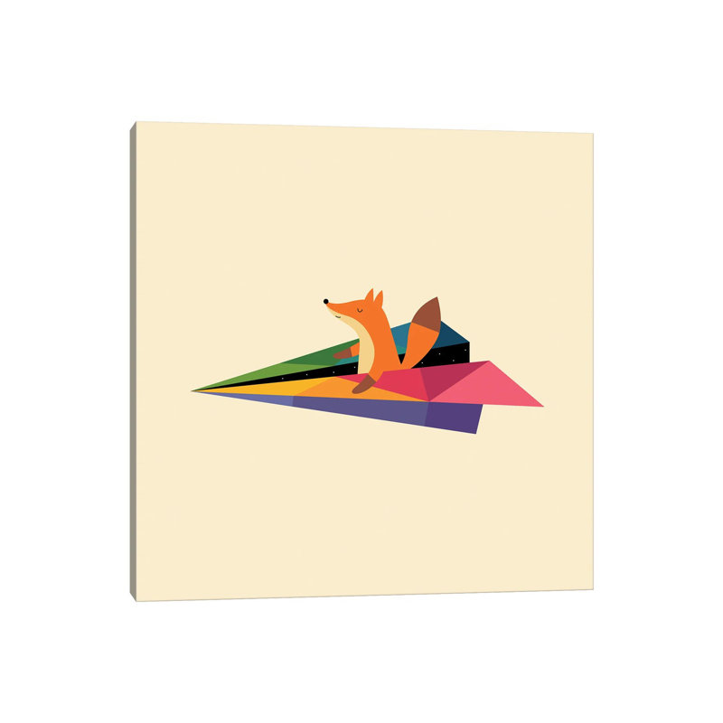 Fly My Way by Andy Westface - Wrapped Canvas Print, 30.48 cm H x 30.48 cm W