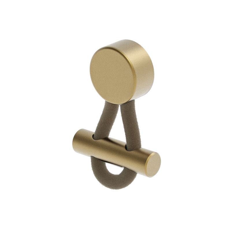 Poignée fantaisie 7/8 po Oriente, Bronze champagne