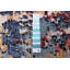 Tapis bleu marocain rétro-696478520