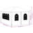 vidaXL Party Tent White Polyethylene, Steel Medium-20795911