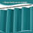 Soft Lightweight Embossed Solid Color Fabric Shower Curtain-2030074773