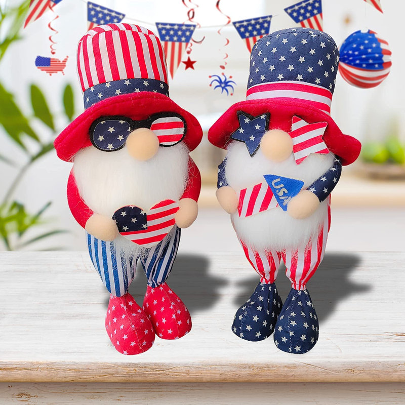 Independence Day Stuffed Holiday Accent