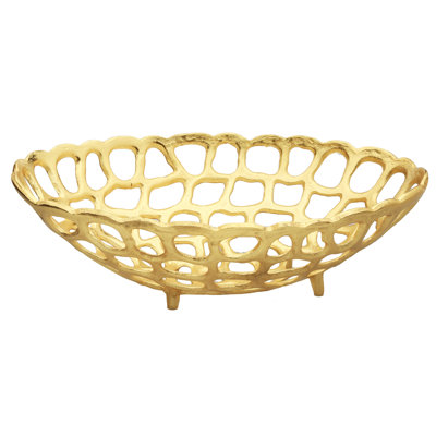 Mercer41 Barragan Stainless Steel Bread Basket