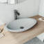 Robinet de lavabo de salle de bain monotrou à poignée simple Niko-33983096-28294655