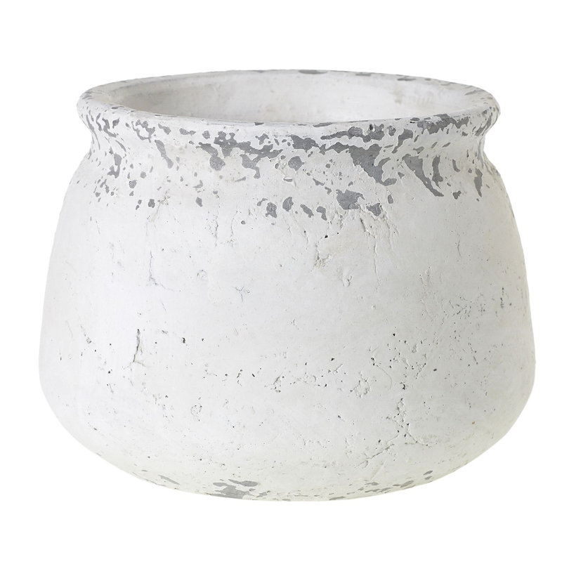 Gjelosh Ceramic Pot Planter, 6.25" H x 8.5" W x 8.5" D