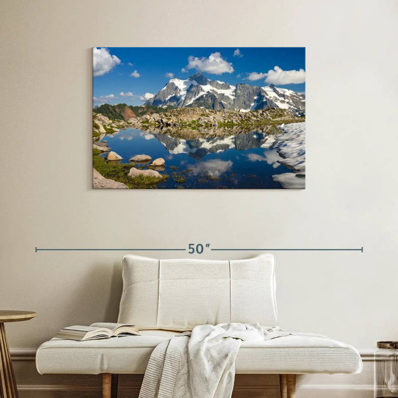 Alvord Mt. Baker Lake Reflections, 26" H x 39" W
