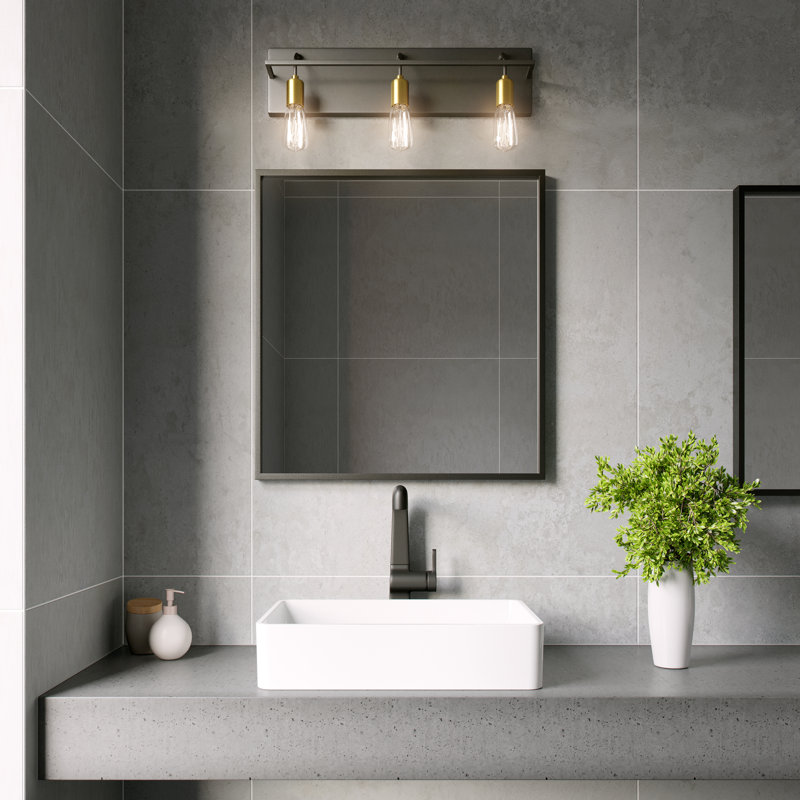 Tae 3 - Light Bath Bar, No Bulb
