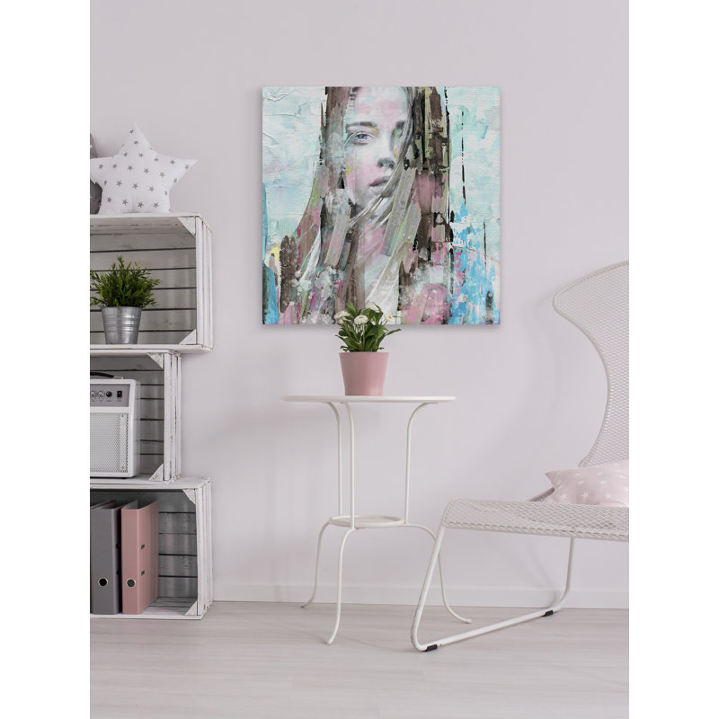 Mind Blowing Beauty by Parvez Taj - Wrapped Canvas Painting, 20cm H x 20cm W