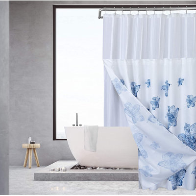 Ensemble de rideau de douche 2 pièces