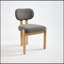 Ensemble de 2 chaises de salle à manger rembourrées en tissu Modern, confortables et élégantes pour la cuisine et la salle à manger-1063673682