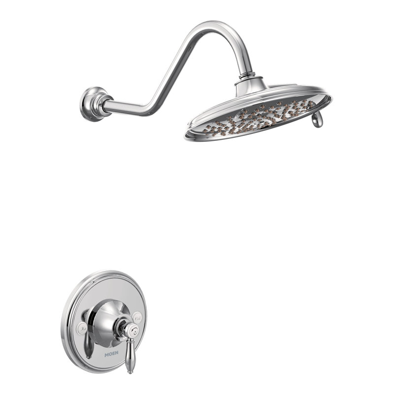 Moen Weymouth Posi-Temp Shower Trim Kit, Valve Required, Chrome