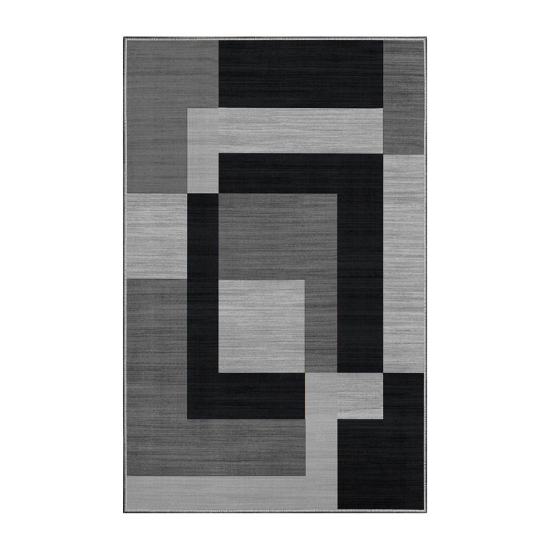 Deema Abstract Machine Printed Area Rug, Rectangle 40 x 60 cm