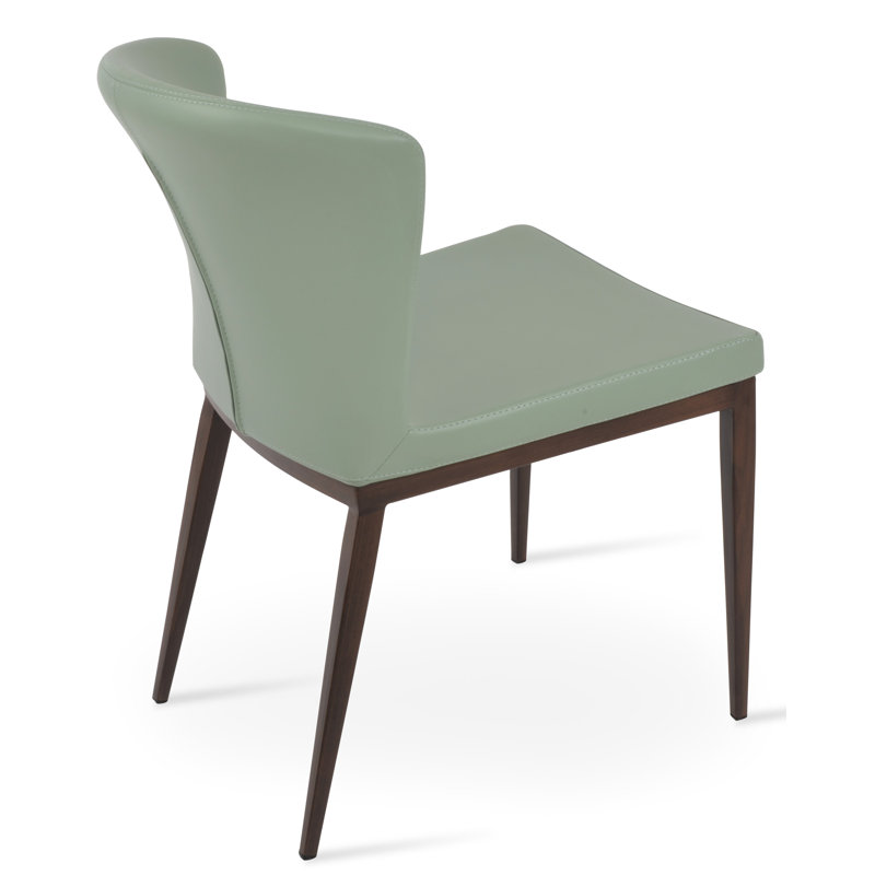 Capri MW Dining Chair, Dark Brown Wood, Mint