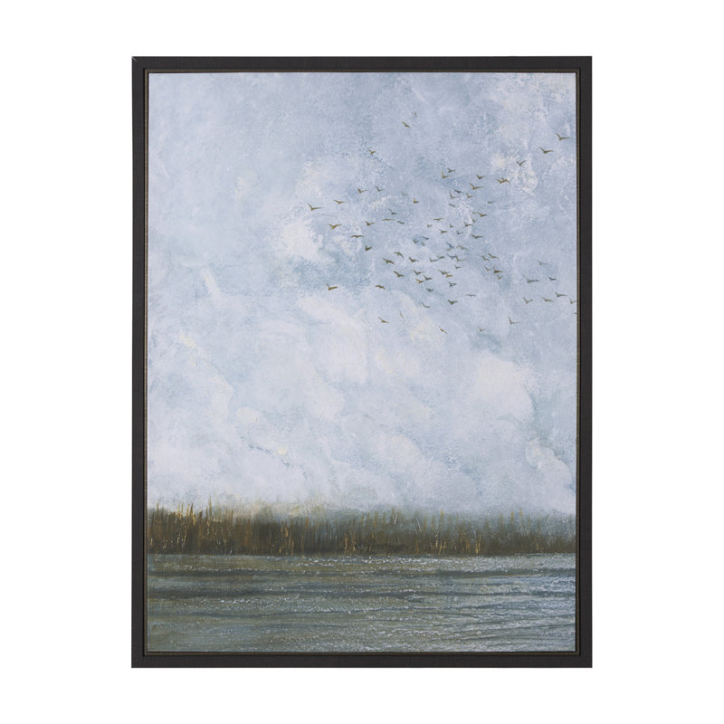 Spring Is Coming I By  Studio A Hand Embellished Textured Framed Canvas