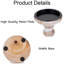 3 Piece Wood Candlestick Set