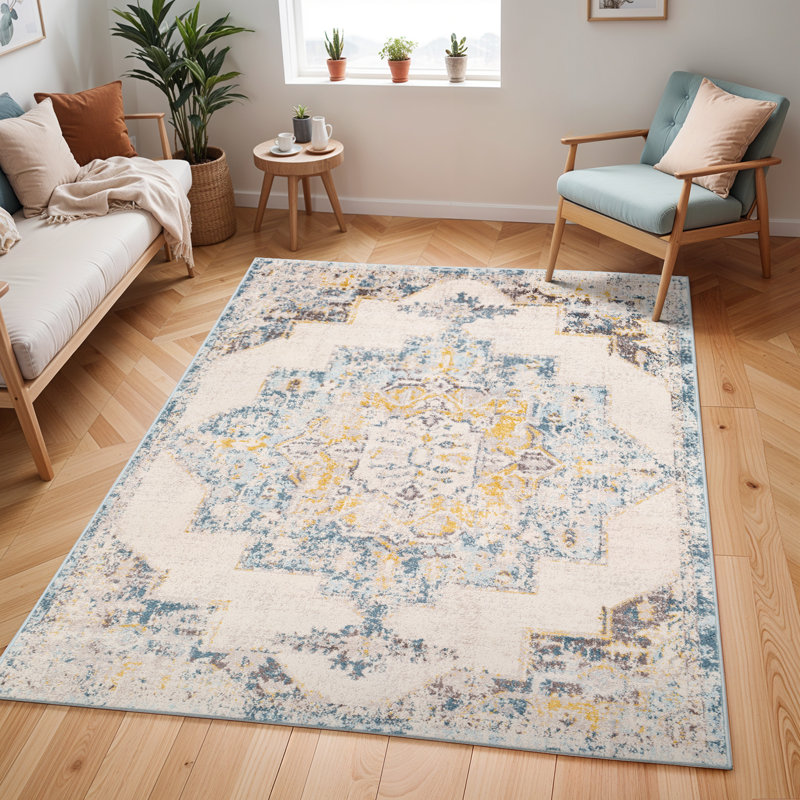 Oriental Area Rug, Rectangle 60 x 90 cm