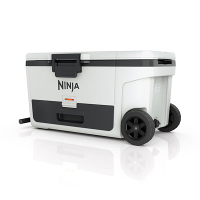  Ninja Frostvault 65qt/61l Wheeled Cooler With Dry Zone Fb265euukgy Grey