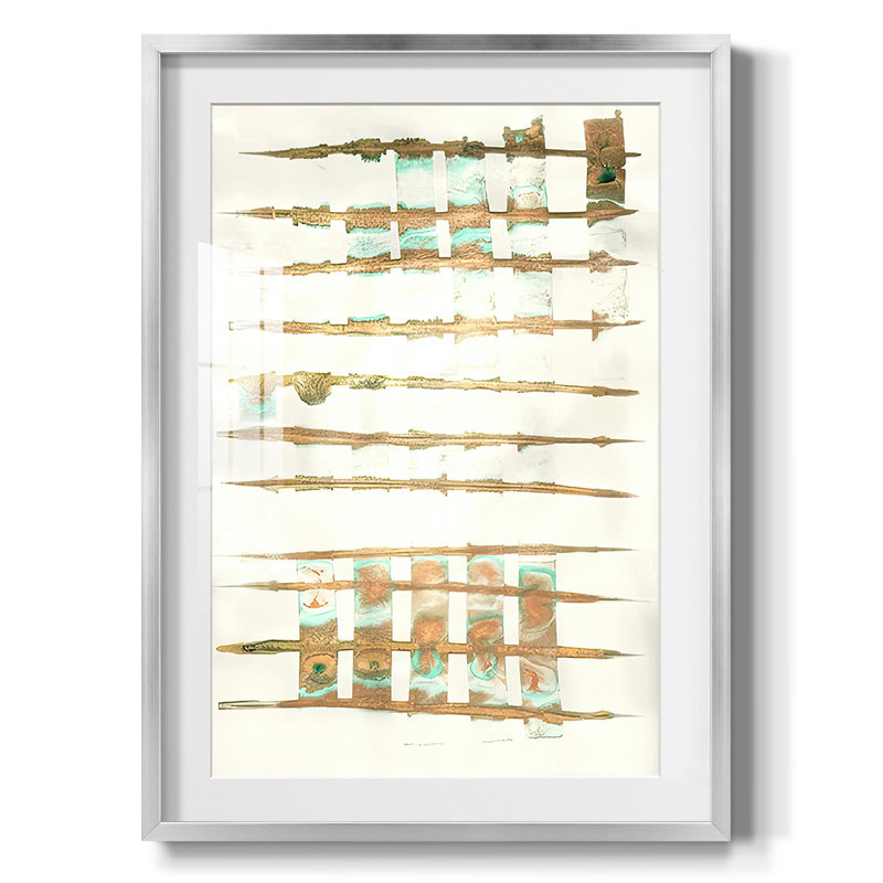 Printed Proxima II -Framed Print, 28.5" H x 20.5" W, Silver