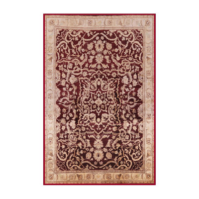 Tapis beige / rouge Ottar