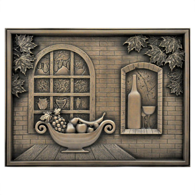 Carreau mural décoratif en résine 12 po x 18 po
