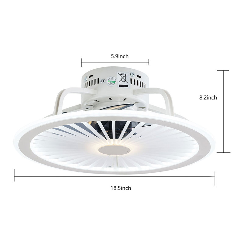 18'' Ceiling Fan with LED Lights