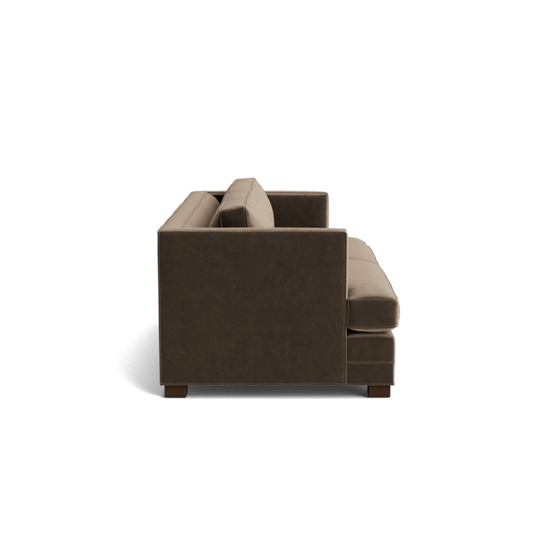 Keaton No Nail 94 Sofa, Performance Velvet - Otter, Sienna