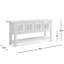 Buffet en bois de pin massif récupéré 78,5 po avec tablette inférieure Iryanna