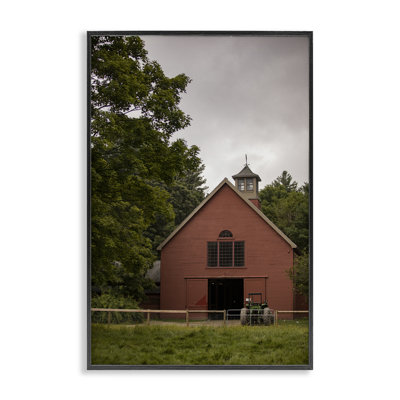 Traditional Tractor & Farmhouse Framed Giclee, design by Aaron Matheson