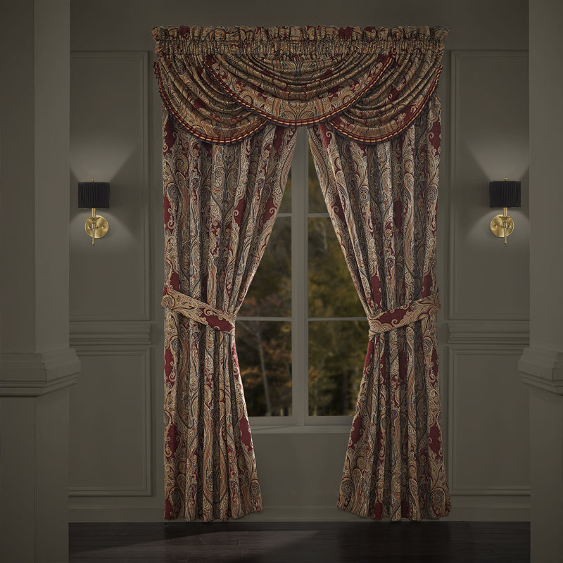 Garnet Curtain Panel Pair