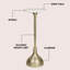 Table d'appoint Ava Contemporary 23,75 po-727054700