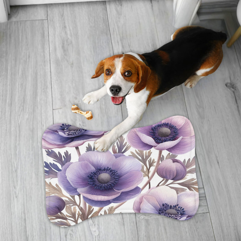 Beautiful Anemones - Tapis d'alimentation en os 1 pièce
