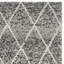 Tapis en laine / coton tissé à la main Russo en ivoire / noir-655926606