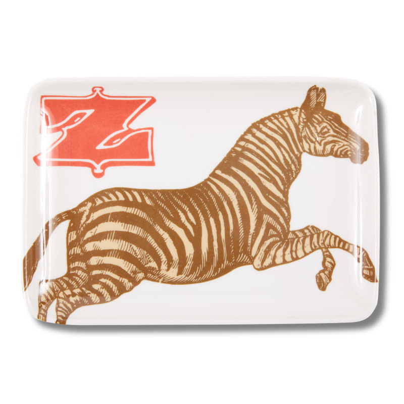 PLATEAU D'ALPHABET ZEBRA