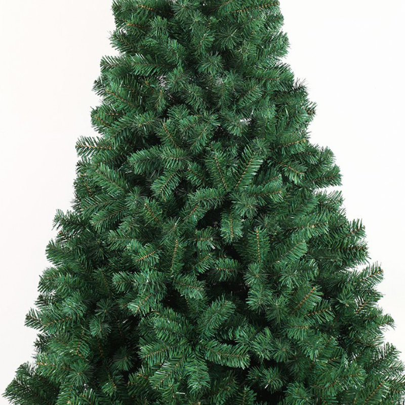 Pied de sapin de Noël artificiel en PVC, H 9,7 pi