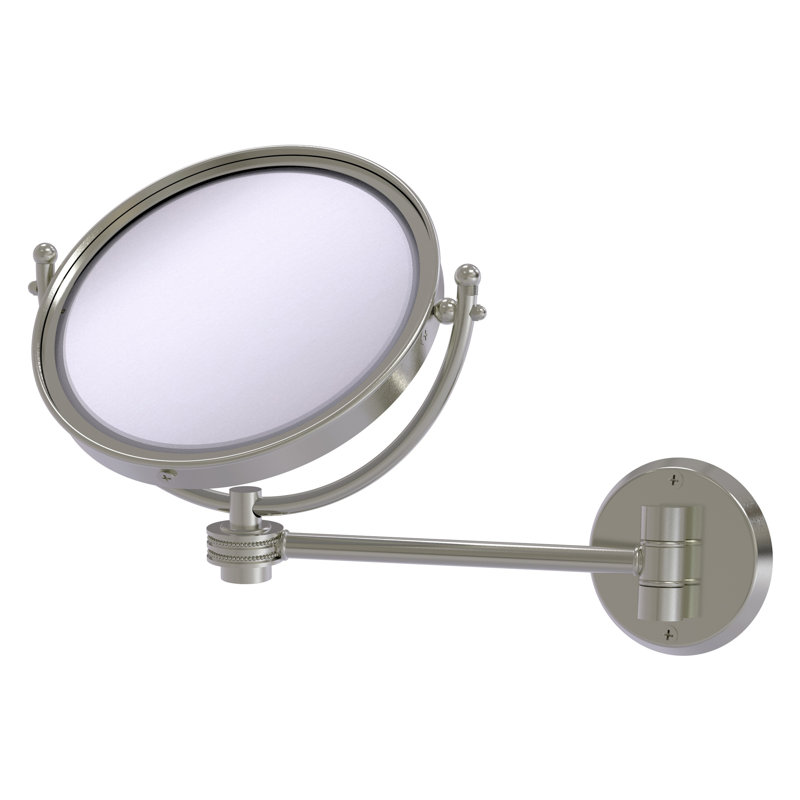 Metal Wall Mirror, Satin Nickel