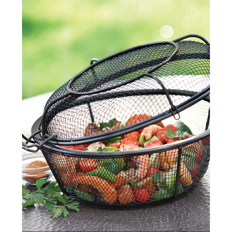 Panier et poêlon barbecue
