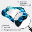 Blue Morning Glory Blossom Burst - Formes asymétriques Morning Glory - Grand miroir mural traditionnel-107246680