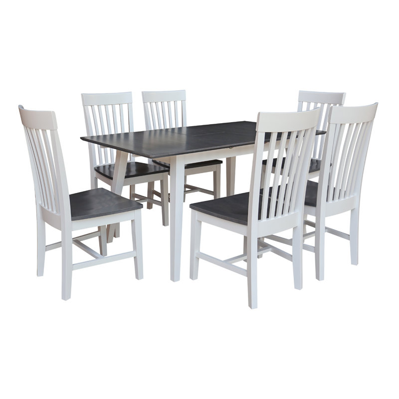 Ensemble de salle à manger Chloe, 7 Pieces: Table, 6 Chairs